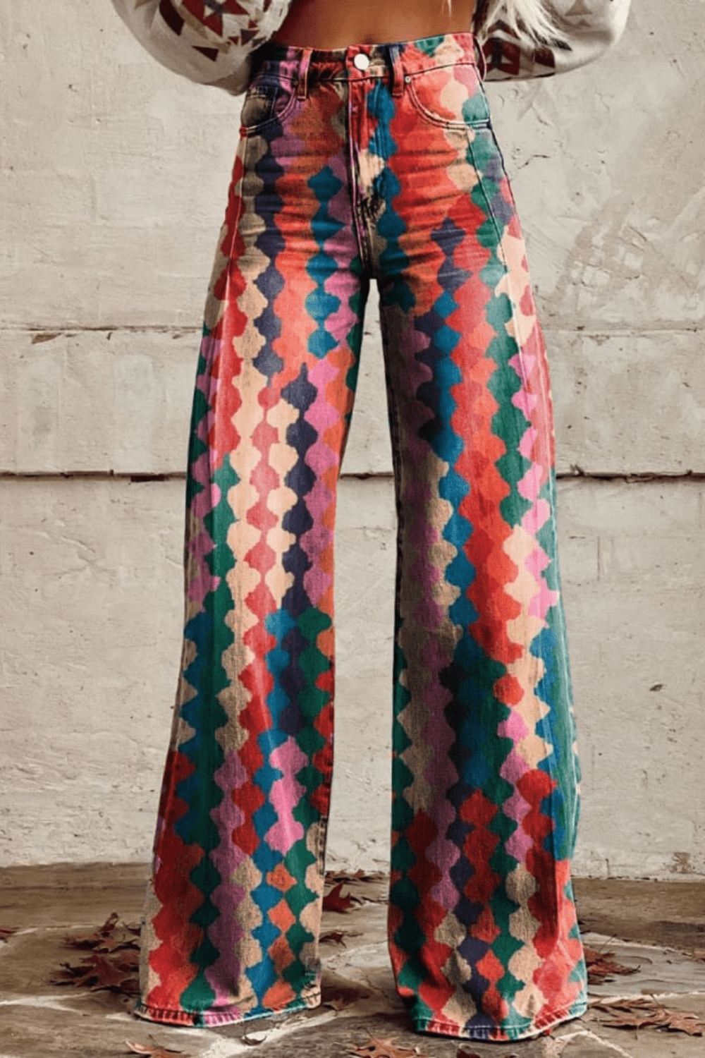 Édène - Pantalon Boho Vintage