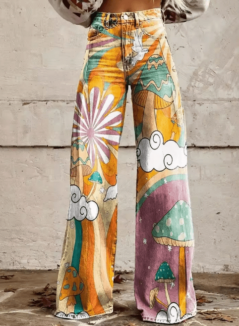 Viviane - Pantalon Boho Vintage