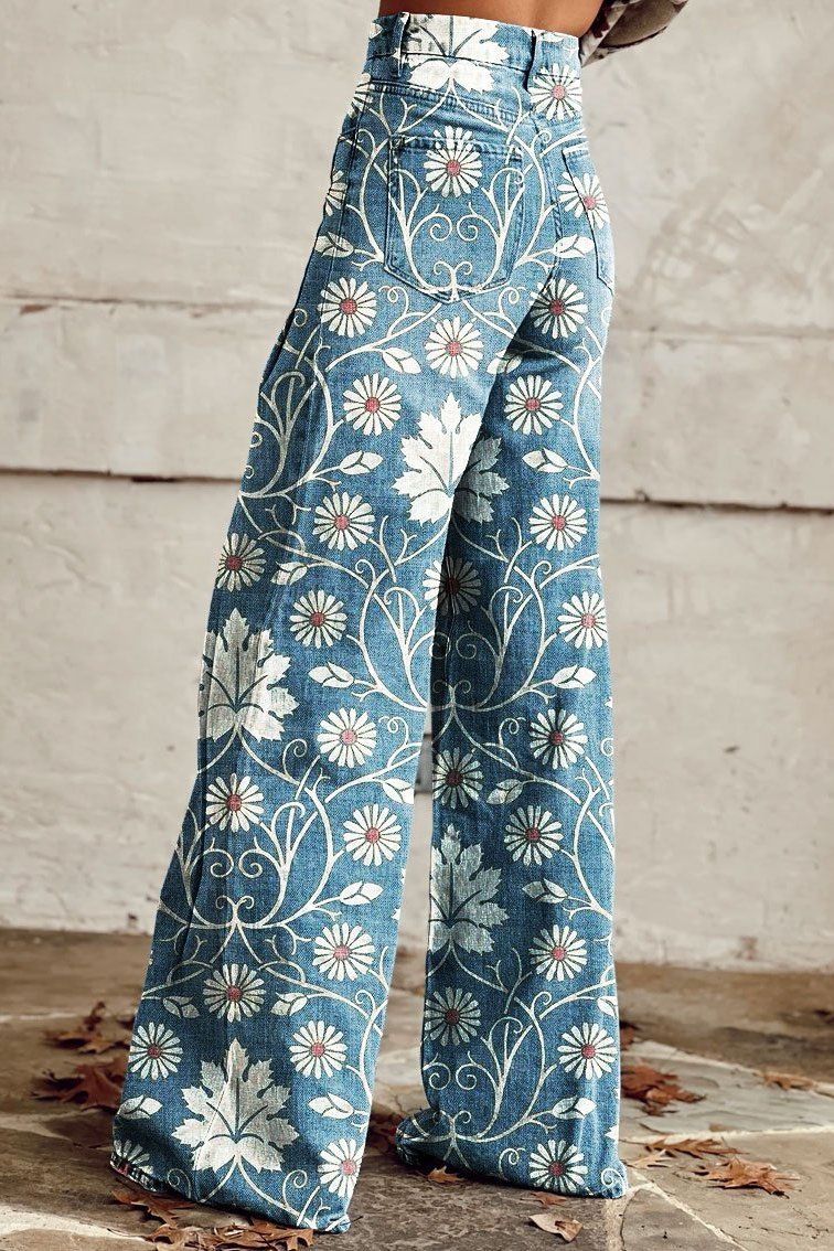 Célie - Pantalon Boho Vintage