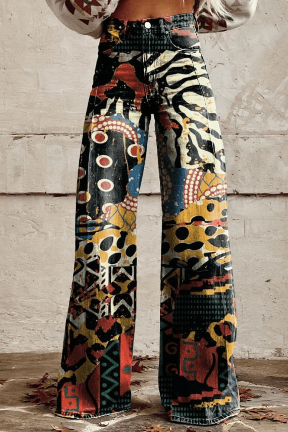Lilou - Pantalon Boho Vintage