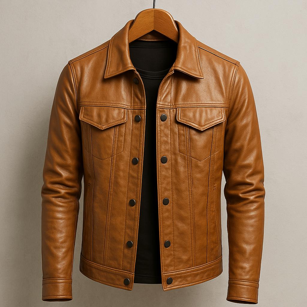 Guy – Veste en cuir Rider