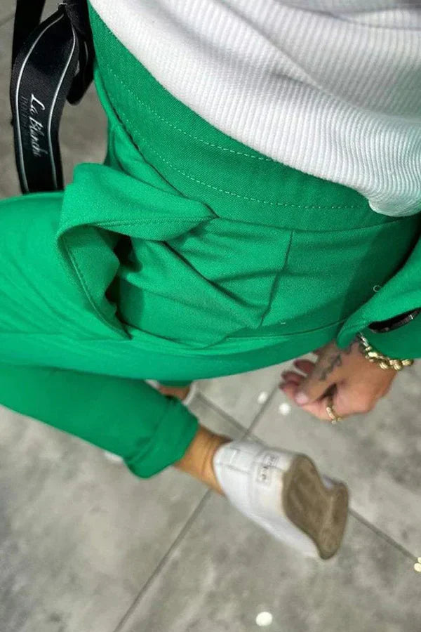 Candice – Ensemble blazer fluide et pantalon décontracté