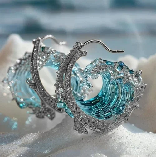 Océane - Boucles d’oreilles ocean vibes
