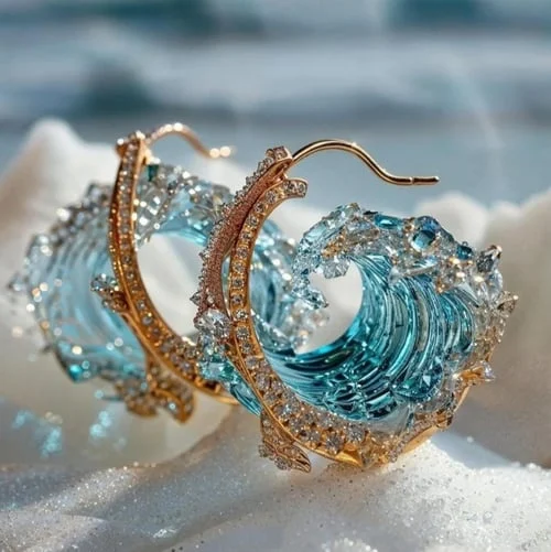 Océane - Boucles d’oreilles ocean vibes