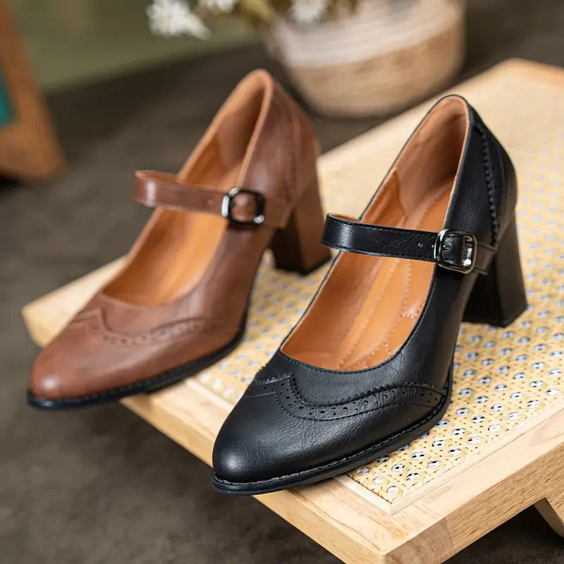 Canelle - Chaussures orthopédiques en cuir élégantes