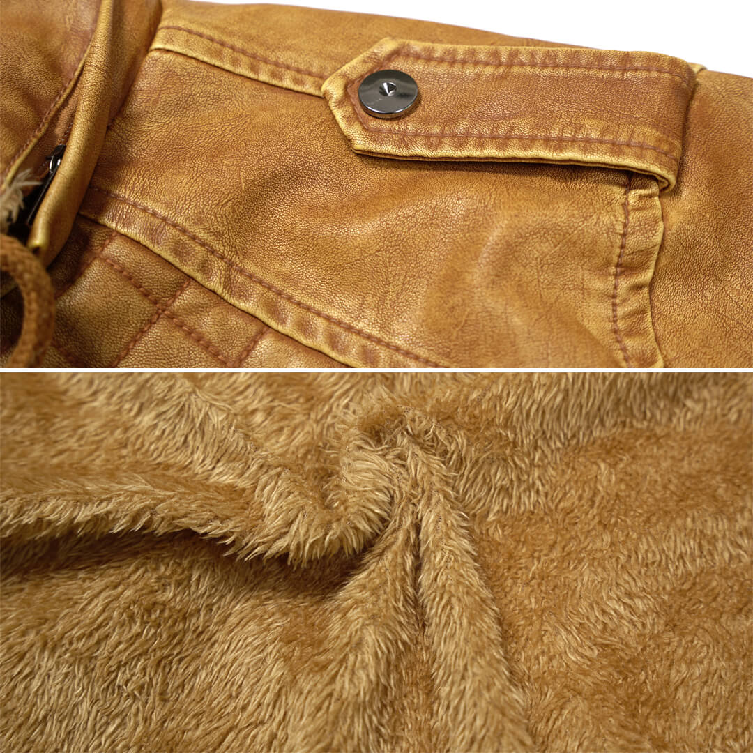 Luxe – Veste en cuir