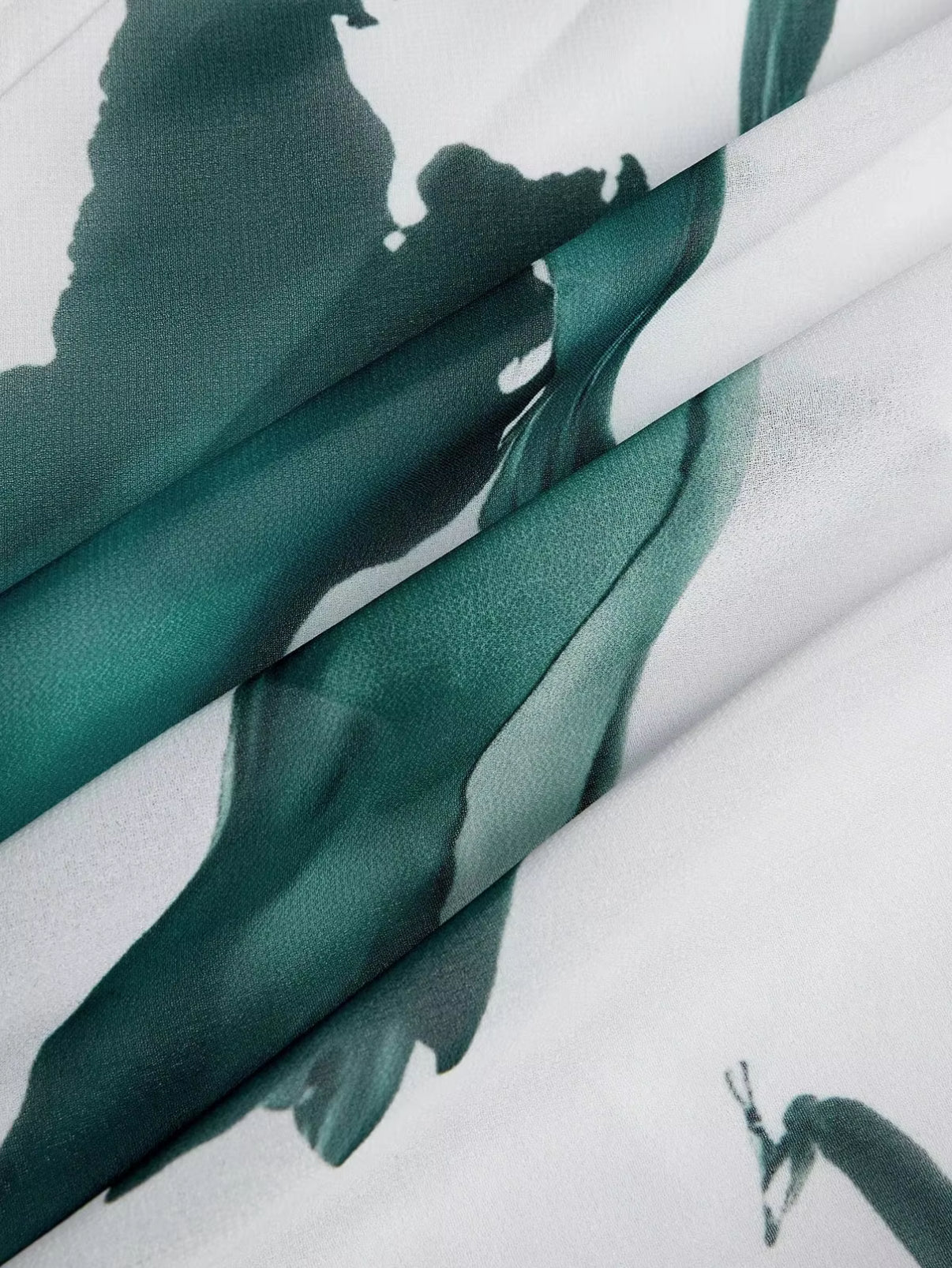 Nayla – Robe longue à imprimé aquarelle