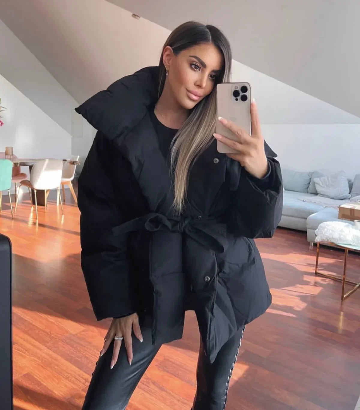 Céleste - Élégante parka d'hiver chic