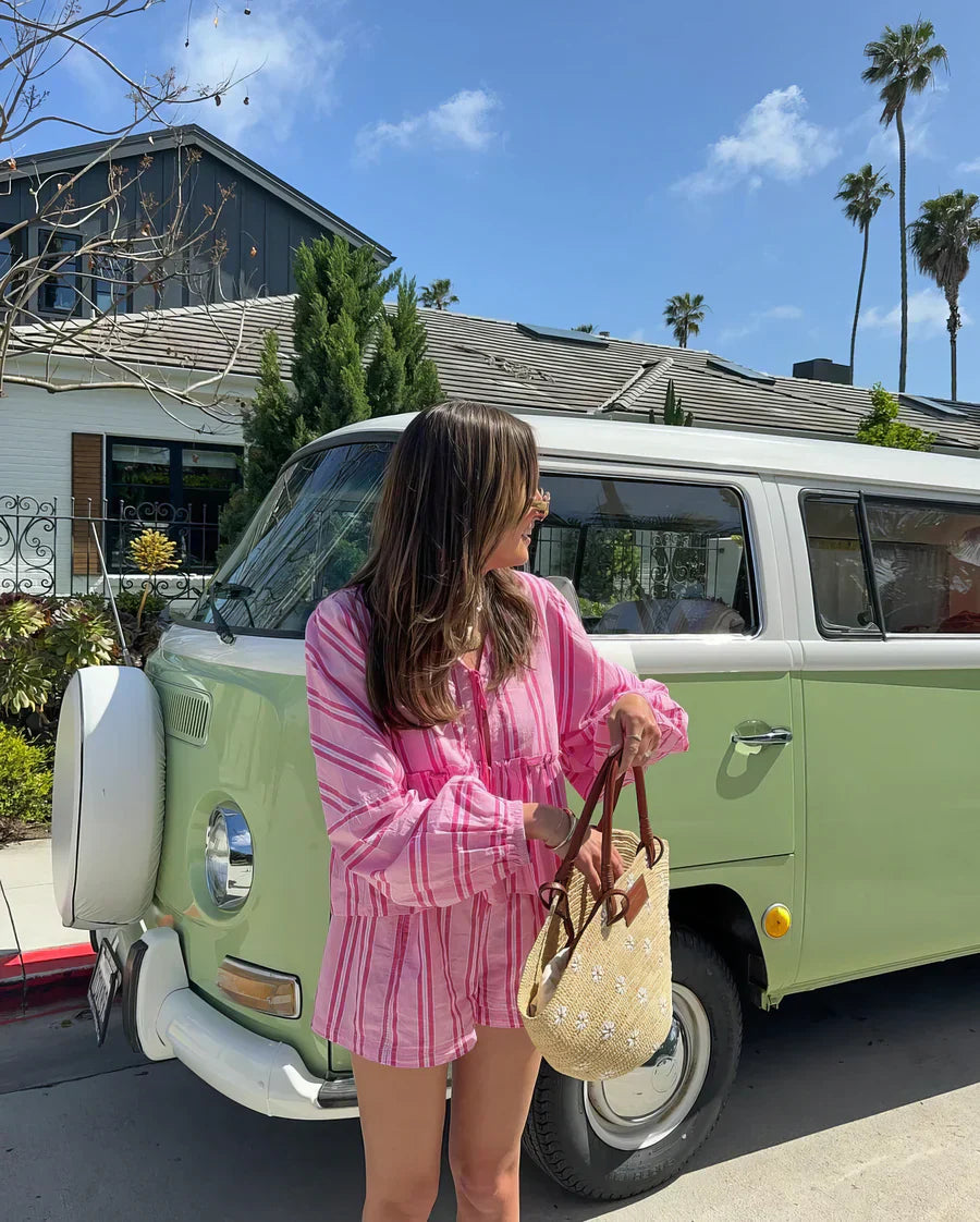 Soleia - Ensemble d'été à rayures élégantes