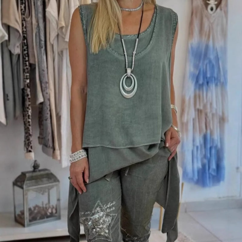 Séraphie – Ensemble deux pièces élégant et confortable