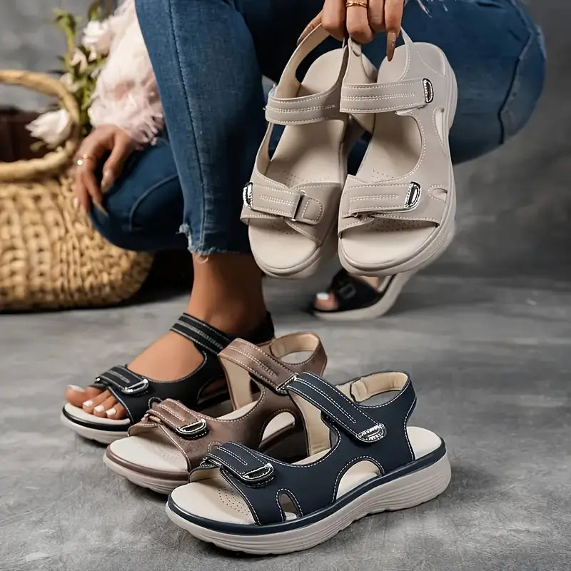 Célianne – Sandales orthopédiques compensées confortables