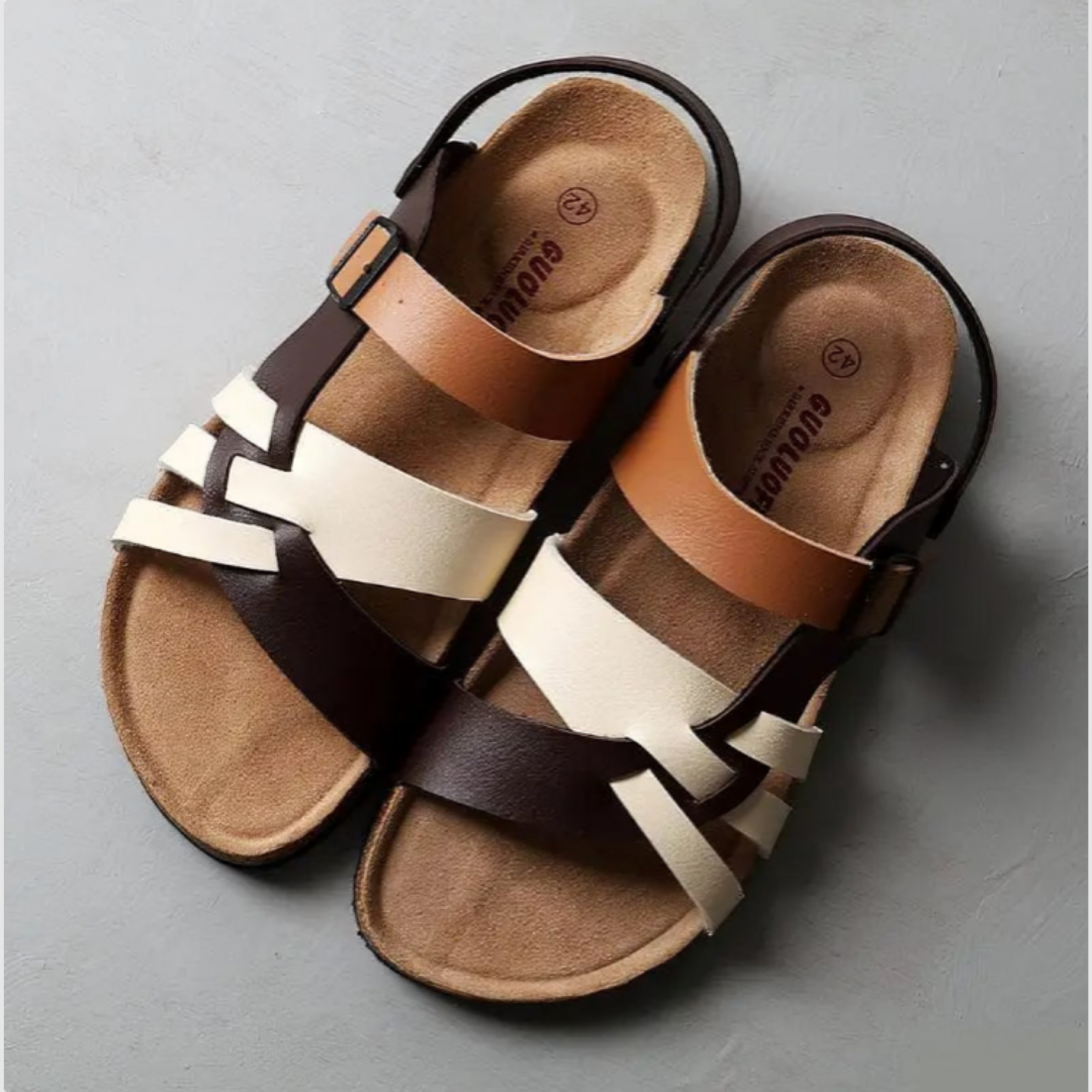 Ottilie – Sandales en cuir à soutien orthopédique