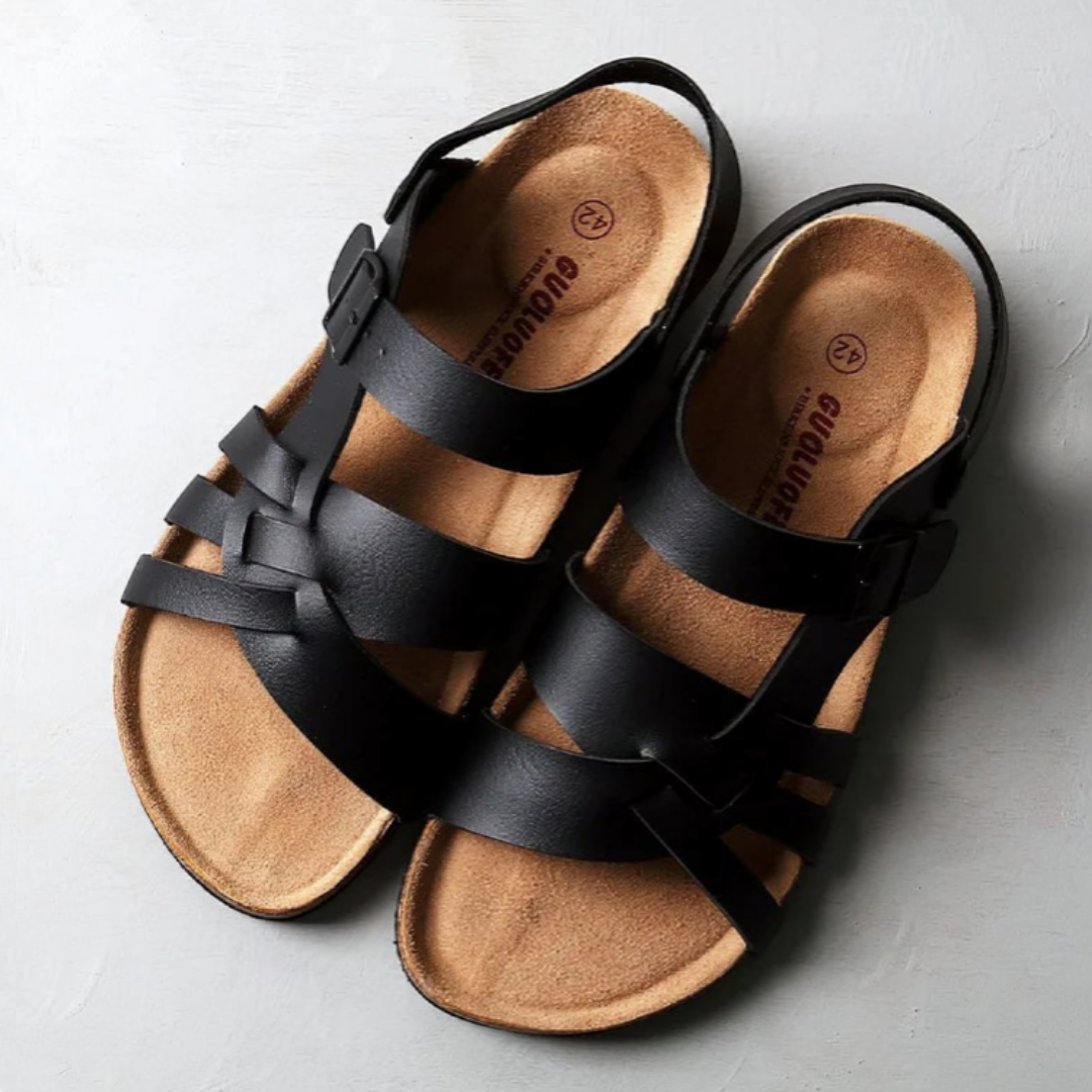 Ottilie – Sandales en cuir à soutien orthopédique