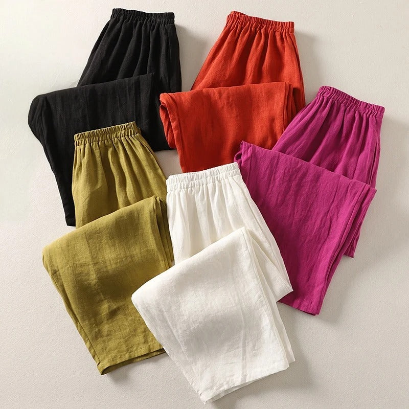 Amandine – Pantalon en lin léger et élégant