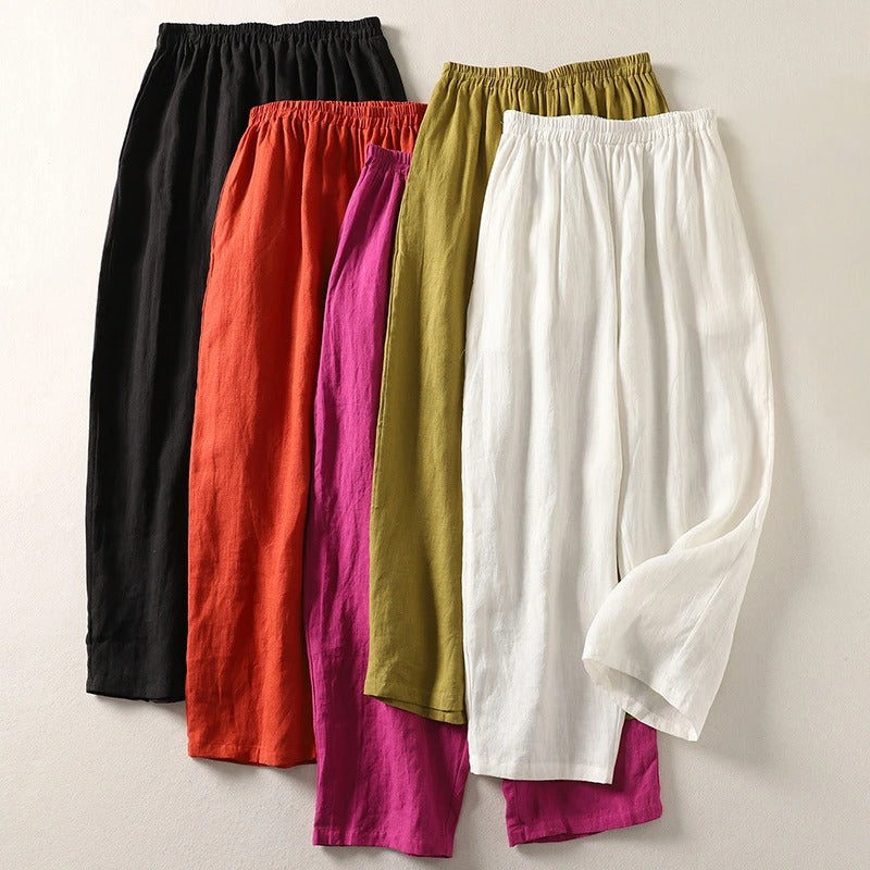 Amandine – Pantalon en lin léger et élégant