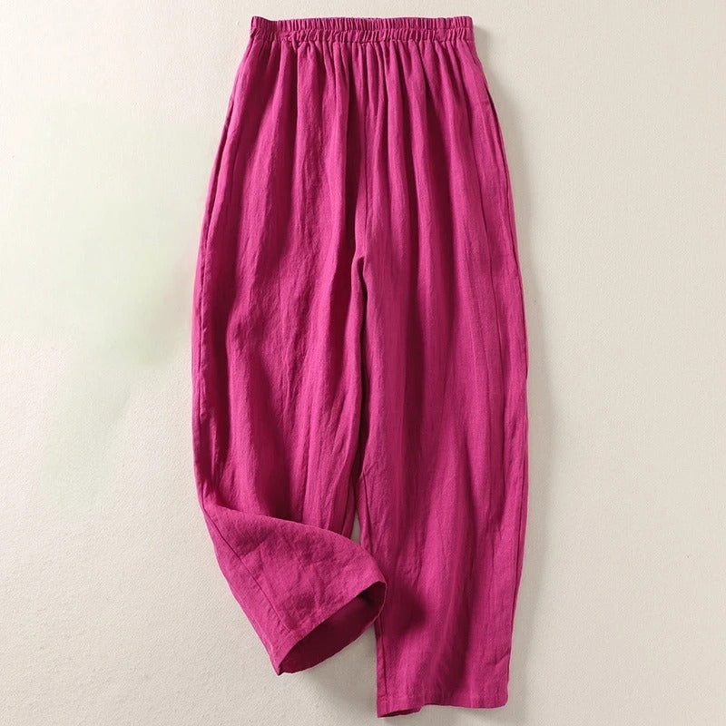 Amandine – Pantalon en lin léger et élégant