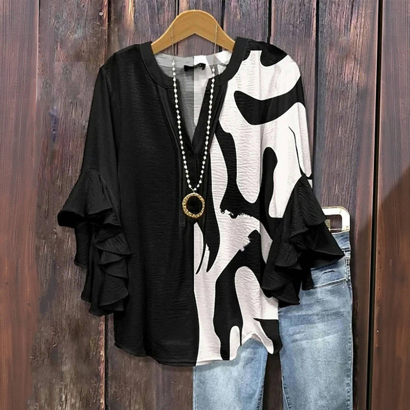 Laurence – Blouse douce et enveloppante