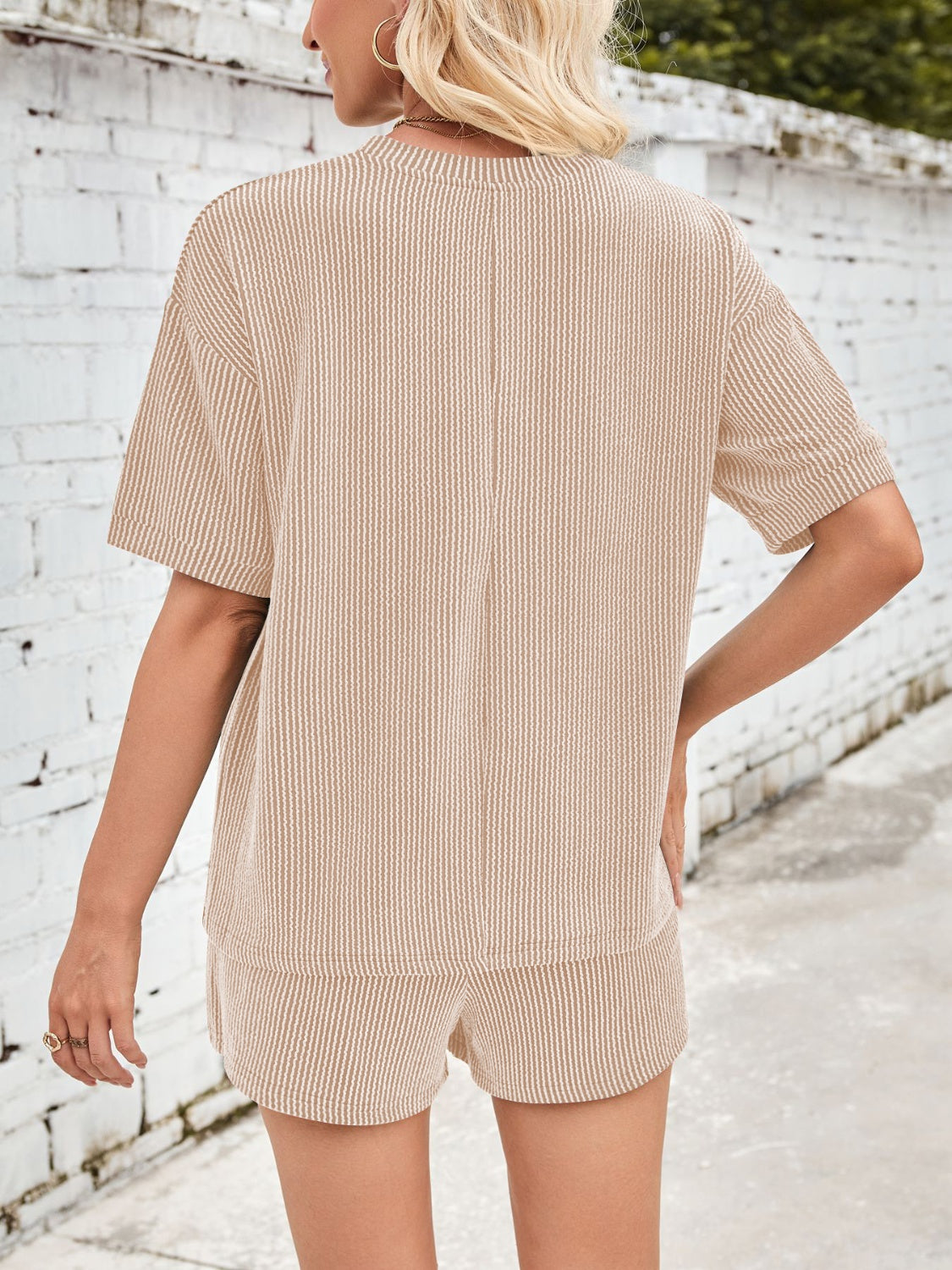 Maëlys – Ensemble loungewear en tissu côtelé confortable