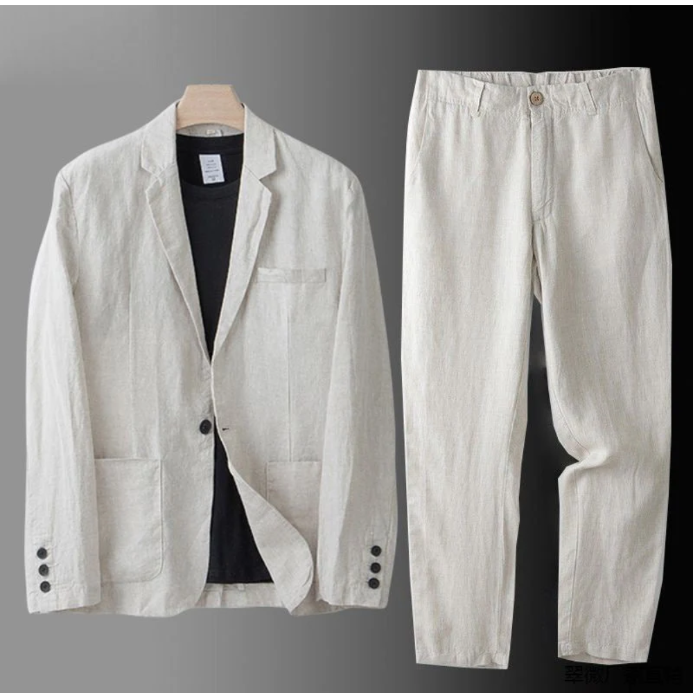 Ézéchiel – Ensemble en lin élégant pour homme