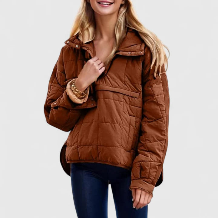 Élise - Veste à capuche oversize étanche