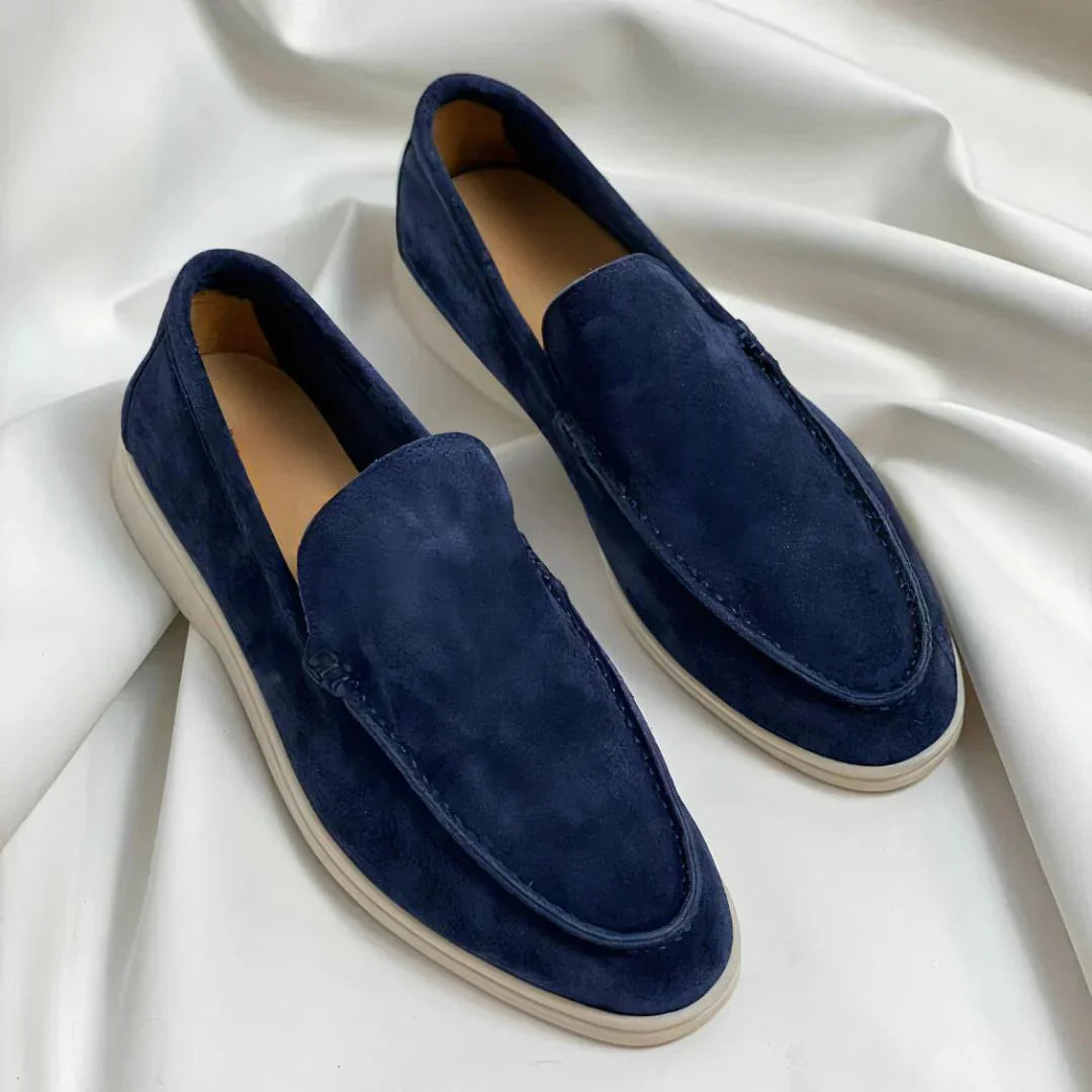 Fabrice – Mocassins élégants en suède