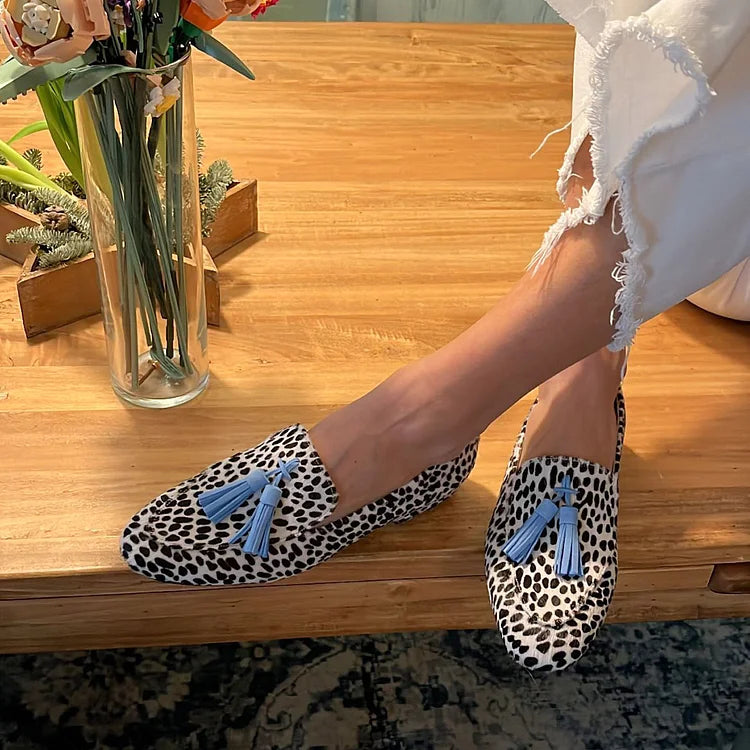Émérance - Mocassins décontractés et tendance à pois