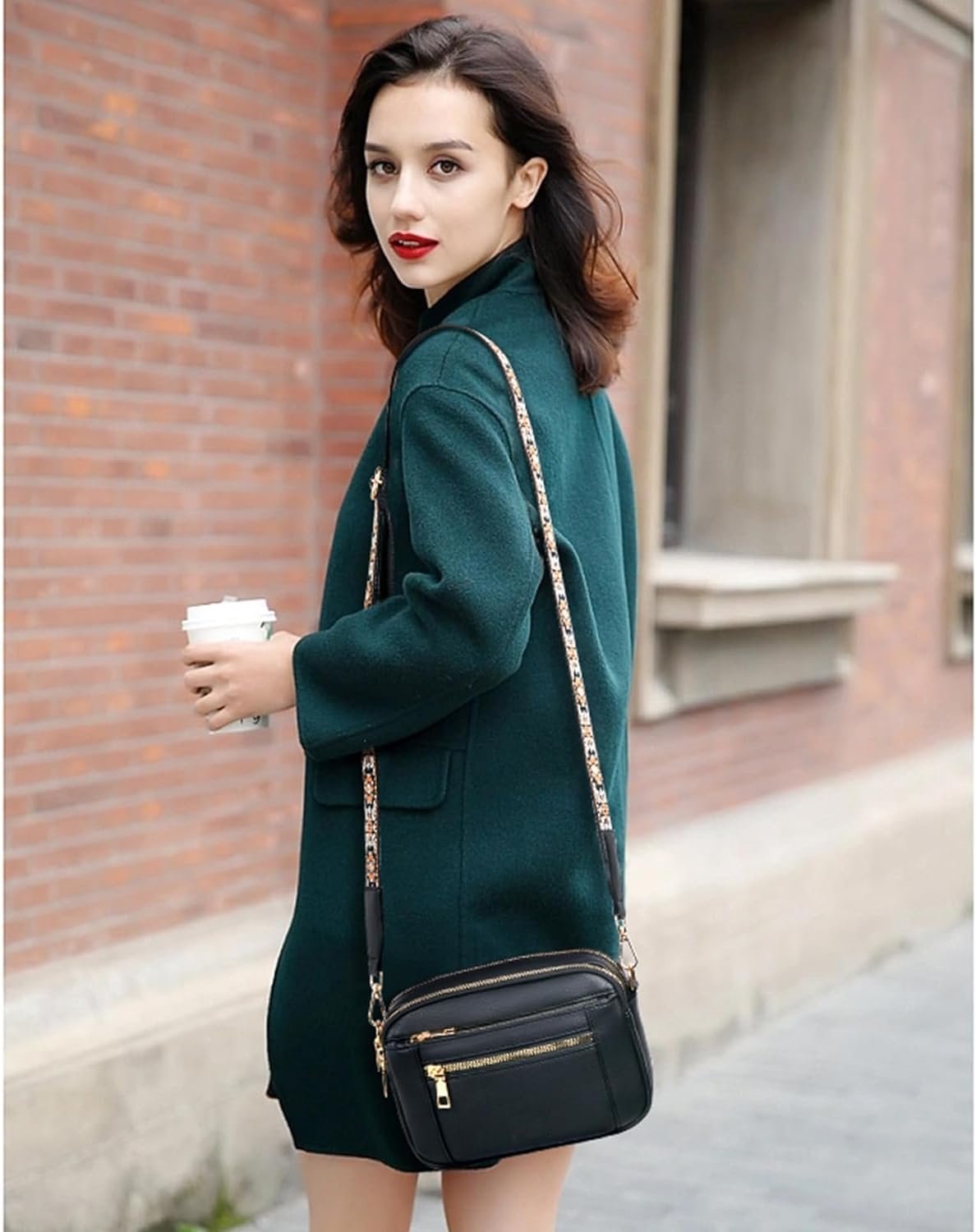 Noémie – Sac en cuir raffiné avec bandoulière