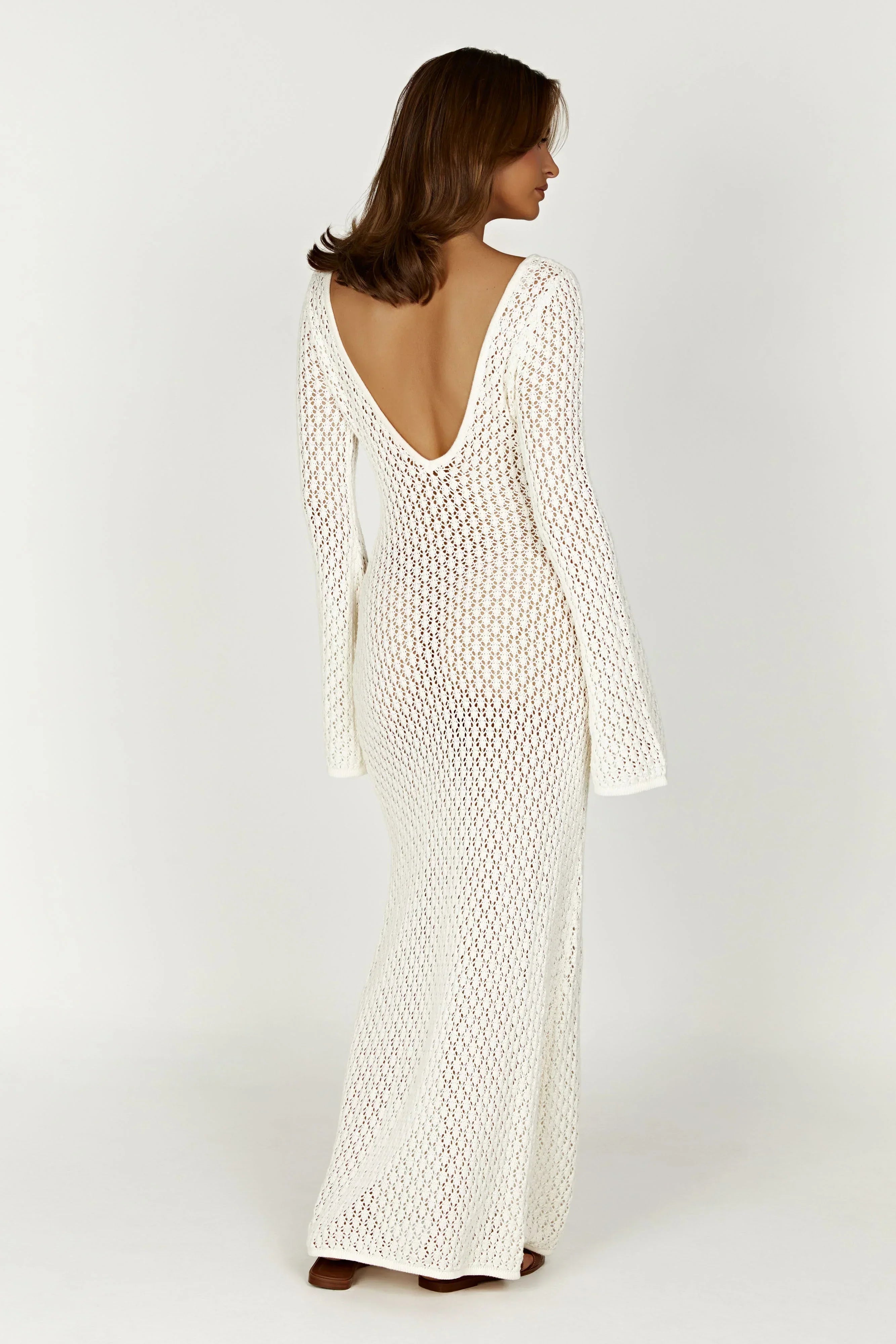 Melira - Robe de plage en tricot d'été