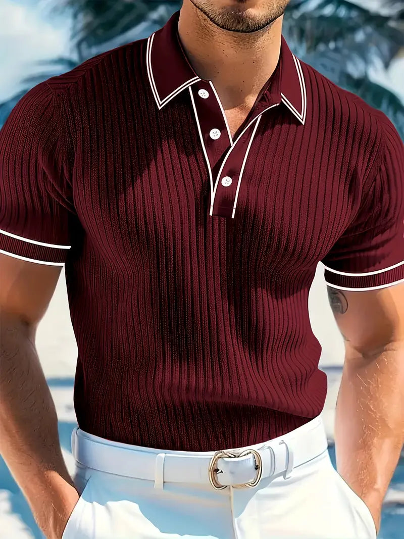 Louis – Polo structuré élégant