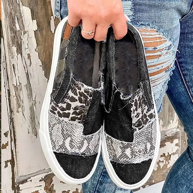 Laurence - Mocassins patchwork chics et confortables