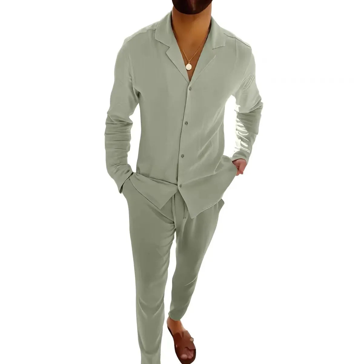 Nolan – Ensemble estival en lin pour homme