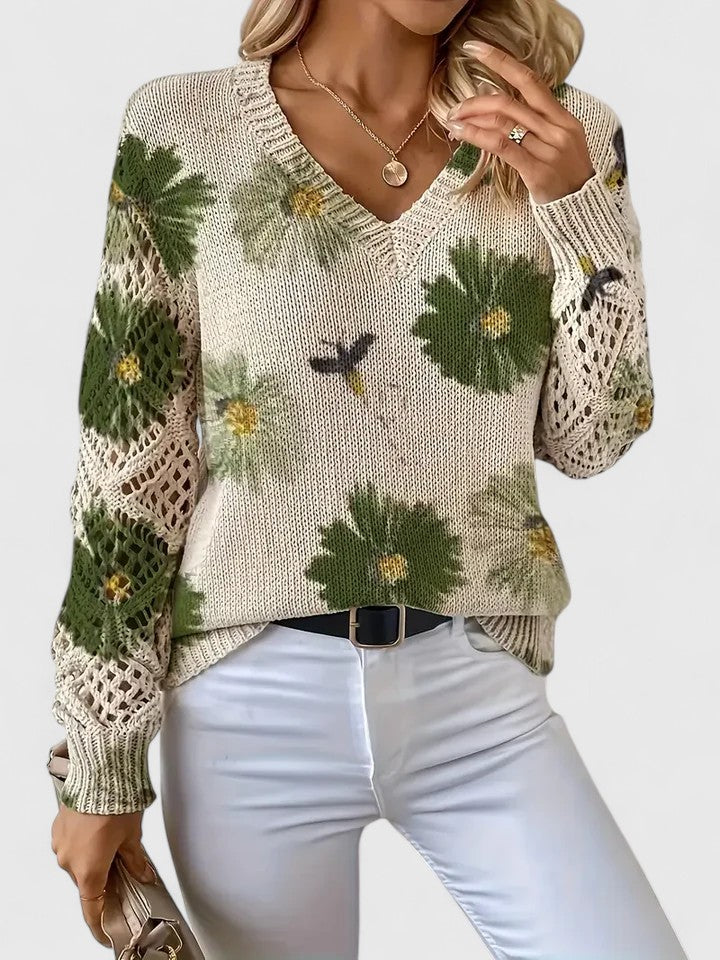 Émeraude - Pull féminin élégant