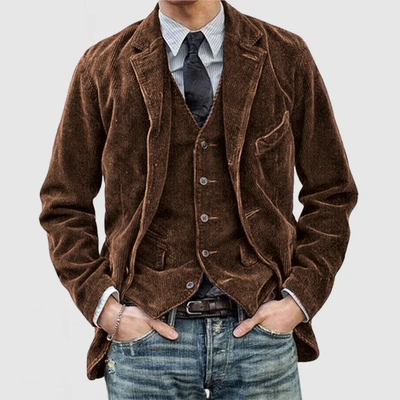 Sebastiaan - Blazer et gilet vintage élégants