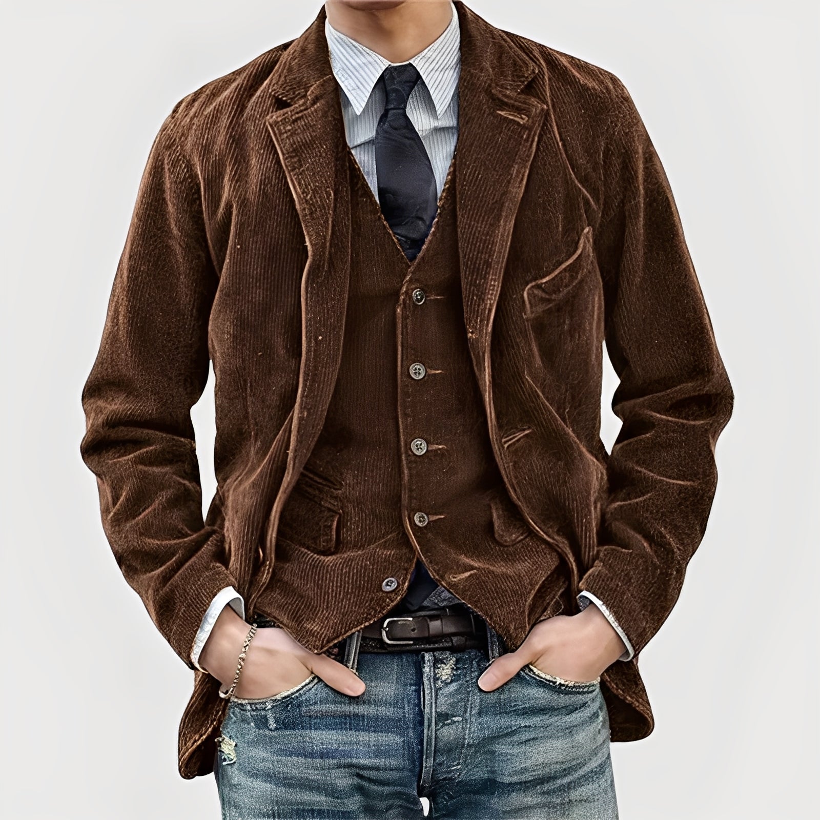 Dumont – Veste et gilet vintage élégants