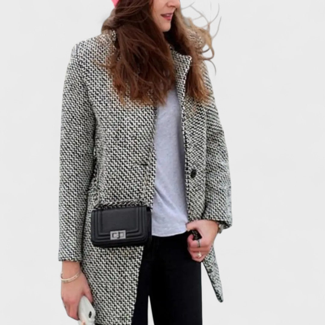 Cyprienne – Manteau élégant pour l’automne et l’hiver
