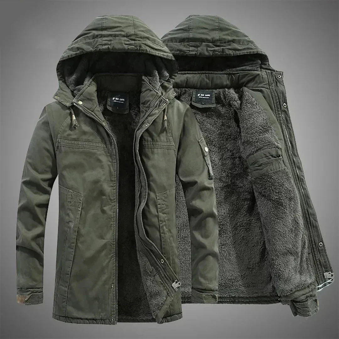 Flavie - Veste polaire chaude avec capuche amovible