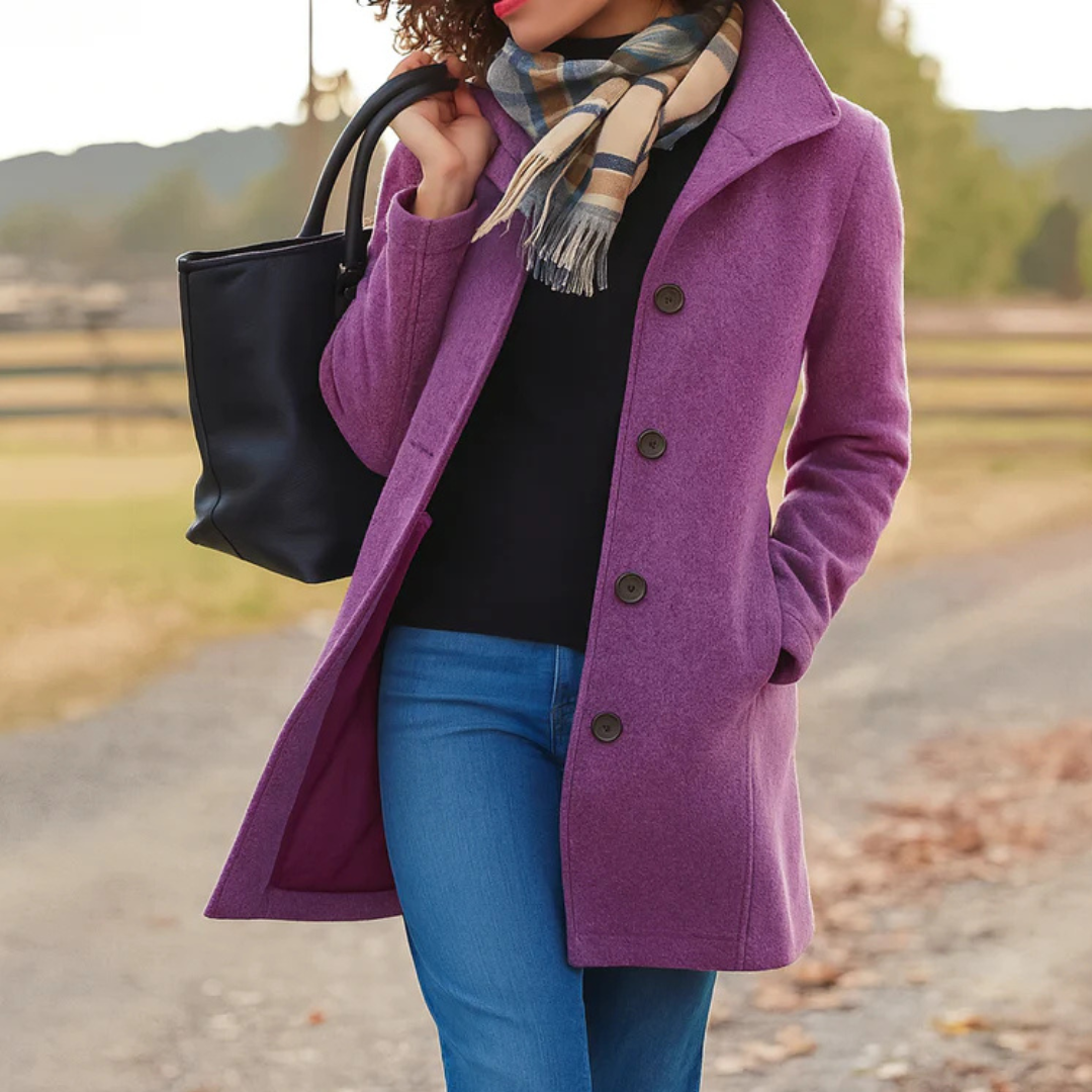 Blaisine - Manteau classique pour journées fraîches