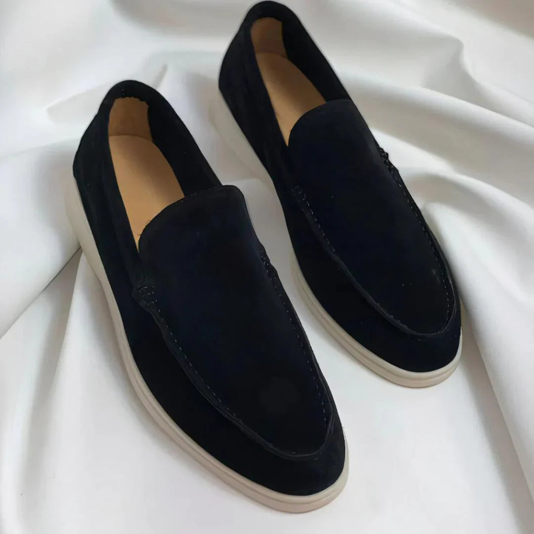 Fabrice – Mocassins élégants en suède