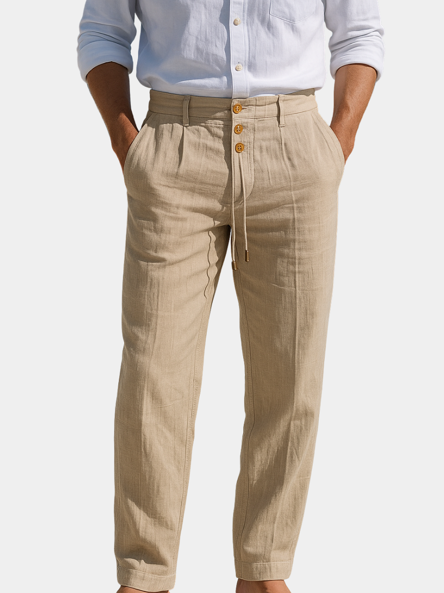 Laurent – Pantalon estival en lin léger