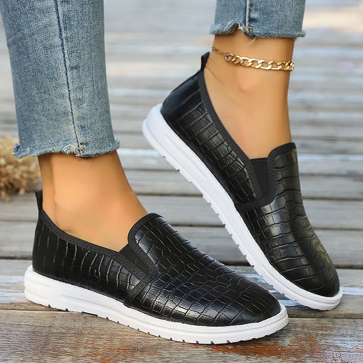 Ismérie - Mocassins stylés à bout rond