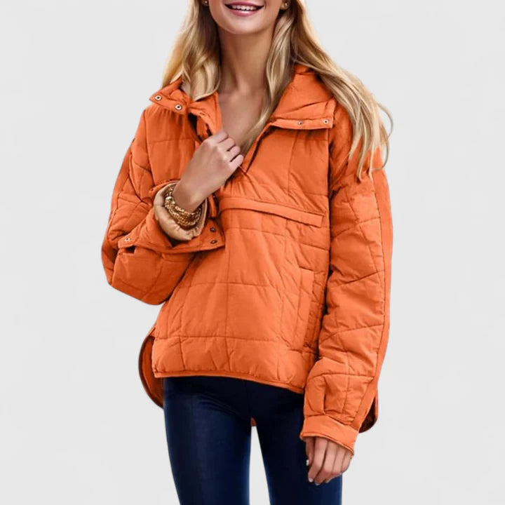 Élise - Veste à capuche oversize étanche