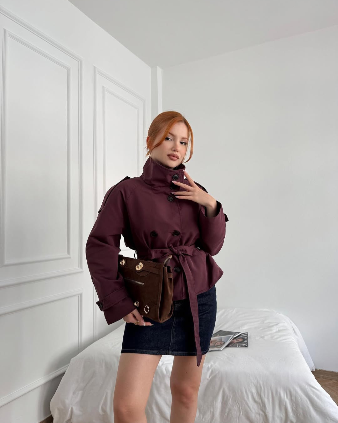 Esther – Trench court élégant