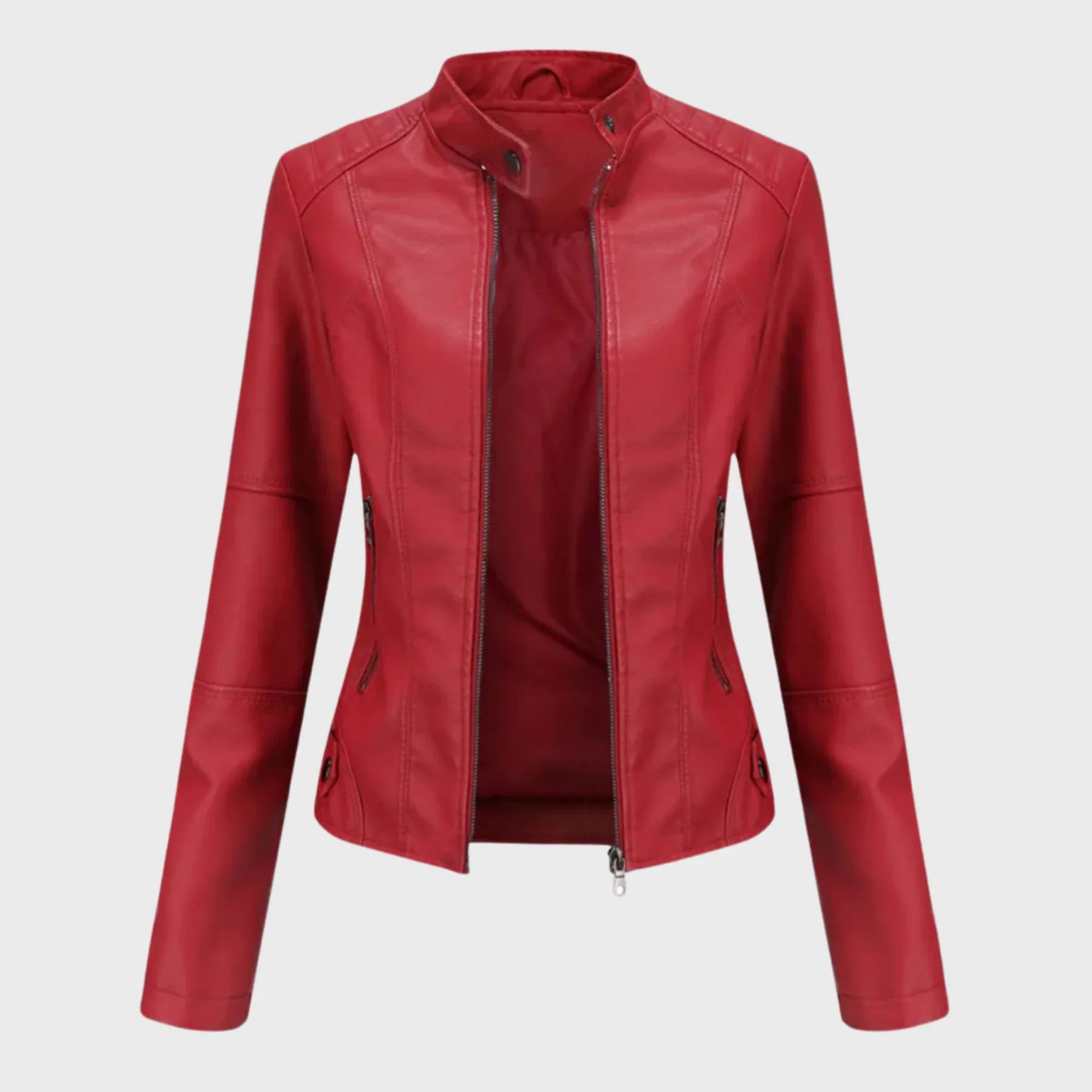 Mériane – Veste en cuir décontractée et élégante