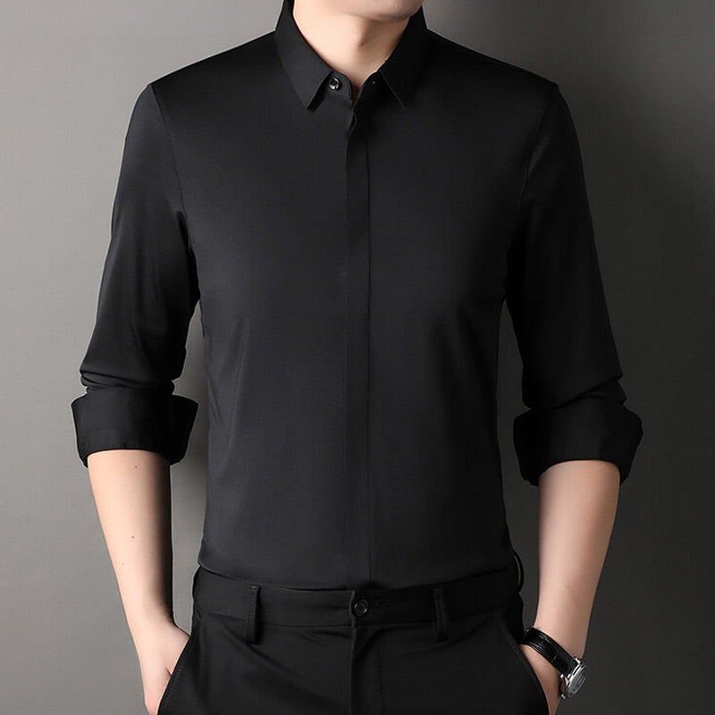 Maxime – Chemise stretch sans repassage pour homme