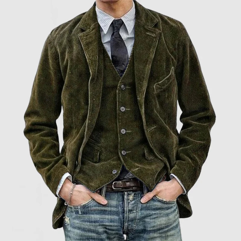 Sebastiaan - Blazer et gilet vintage élégants
