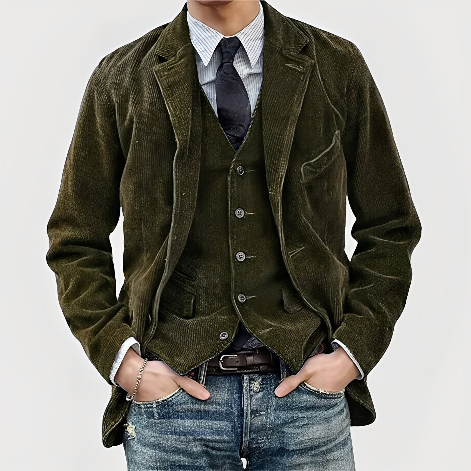 Dumont – Veste et gilet vintage élégants