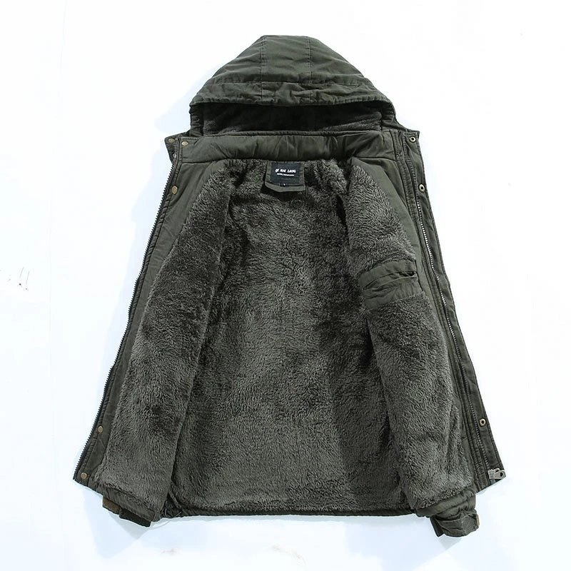 Flavie - Veste polaire chaude avec capuche amovible