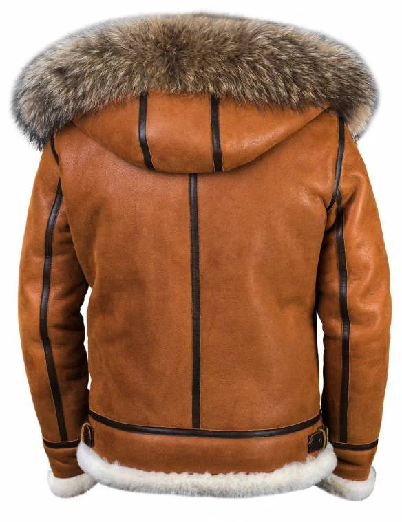 Lancelot - Manteau d'hiver en cuir élégant