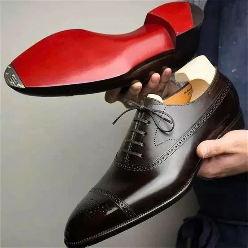 Stéphane - Chaussures Oxford brogue royales