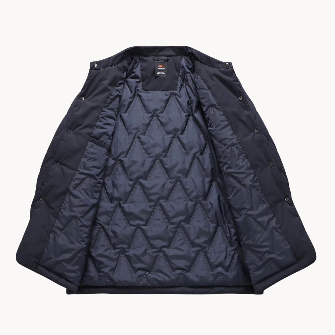 Gildas - Manteau d'affaires matelassé avec poches